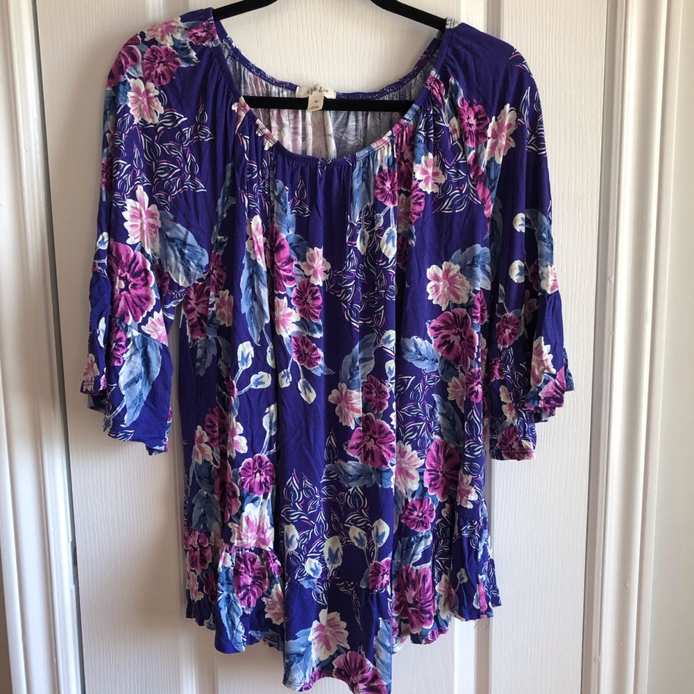 Floral tunic
